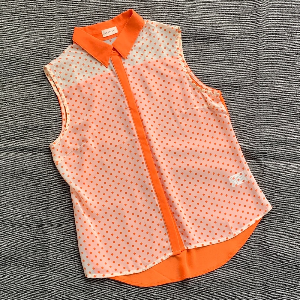 Cute Collared Button Up Print Top Bundle - image 6